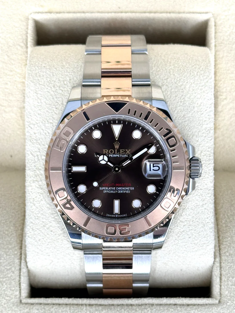 [2026 Mirror Grade]RLX Yacht-Master 37mm 268621 Two-Tone Chocolate Dial