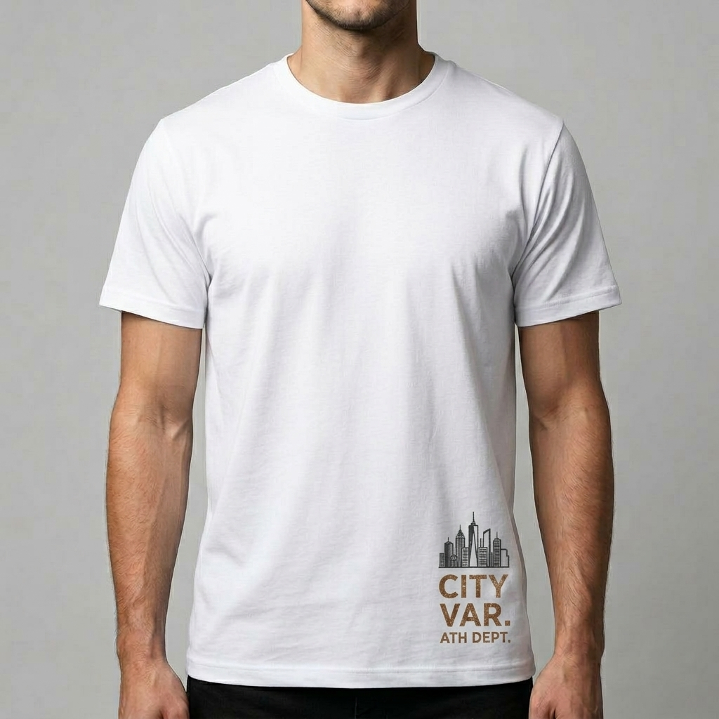 City Varsity Tee, Vintage Athletic Graphic T-Shirt, Unisex Streetwear Shirt CityTee2