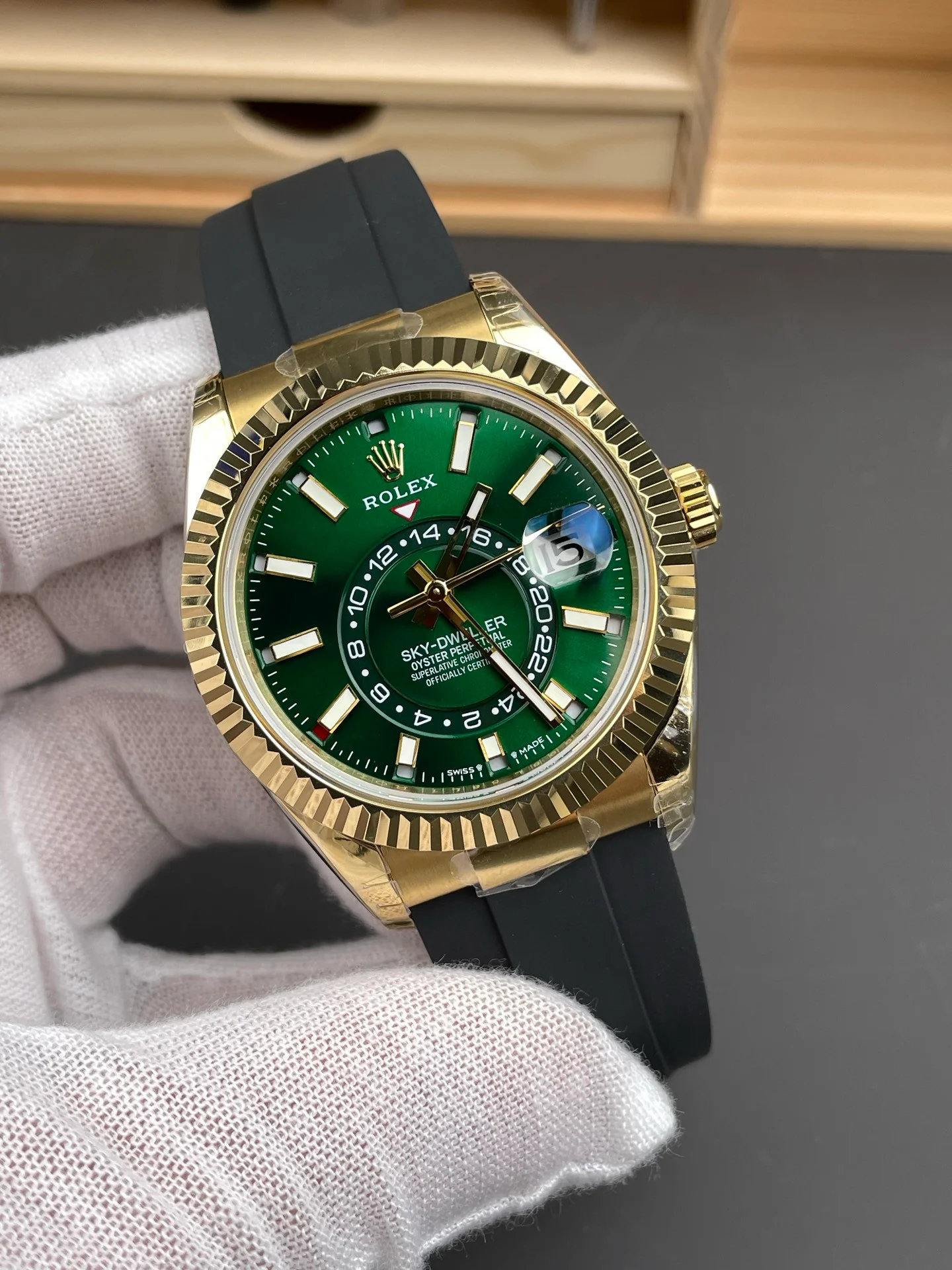 Sky-Dweller Green Dial
