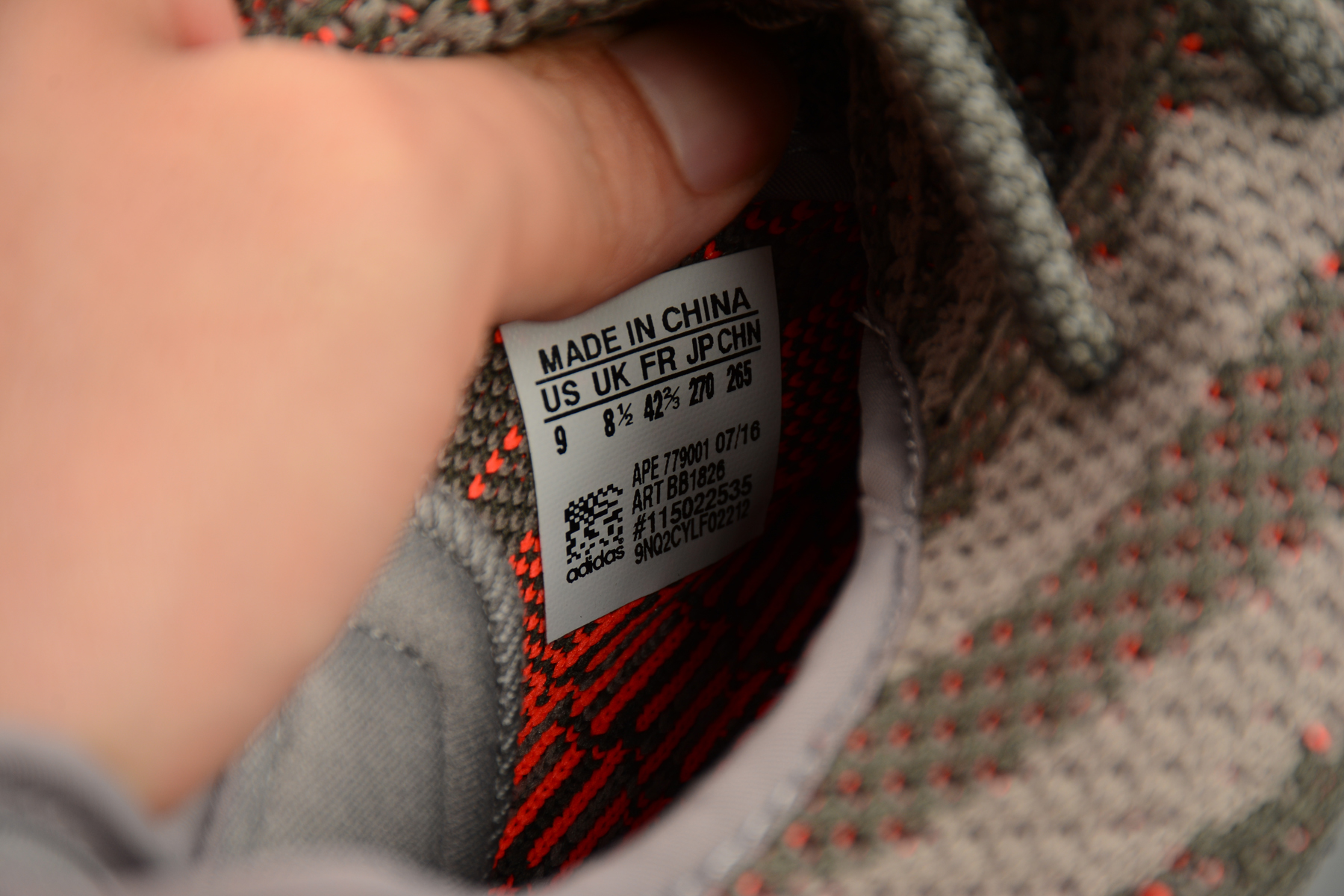Yeezy 350 Boost V2 Black Red CP9652