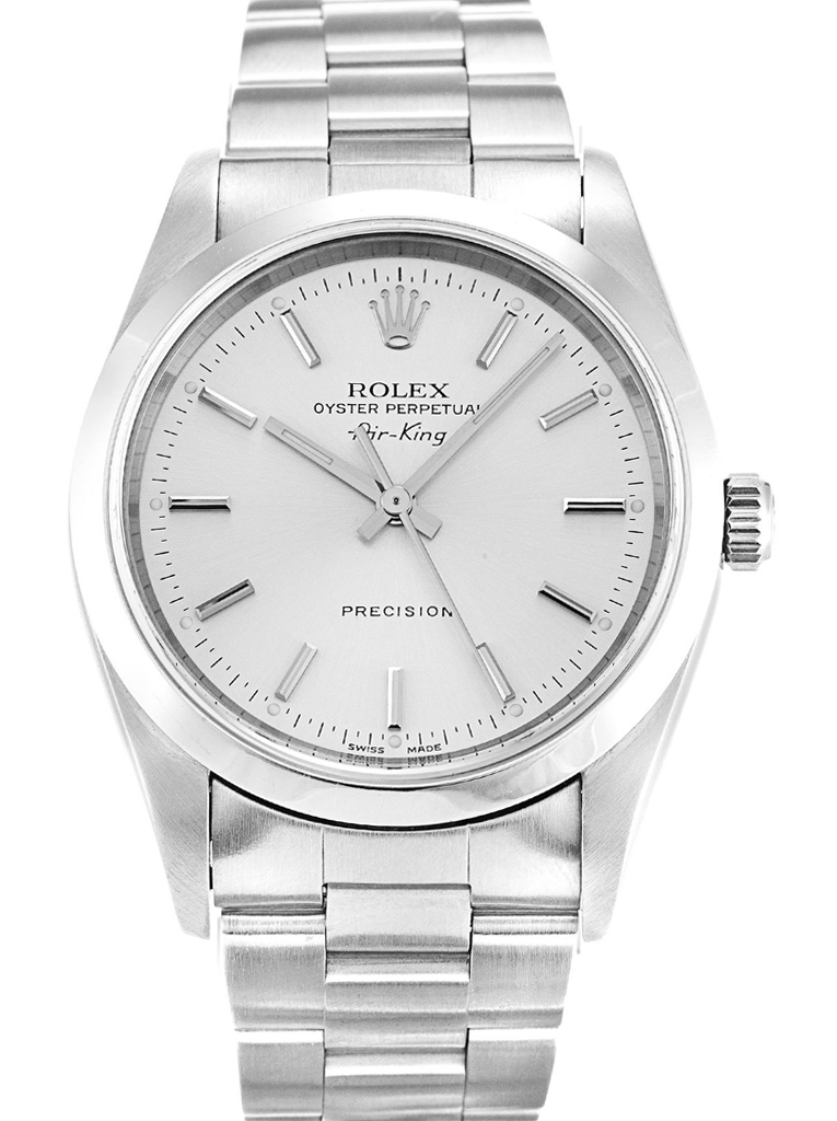 [2026 Mirror Grade]Rolex Air-King 34mm Silver Dial 14000M
