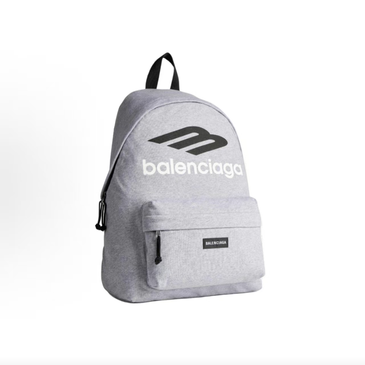 Balenciaga Explorer 3B Stencil Backpack Heather Grey