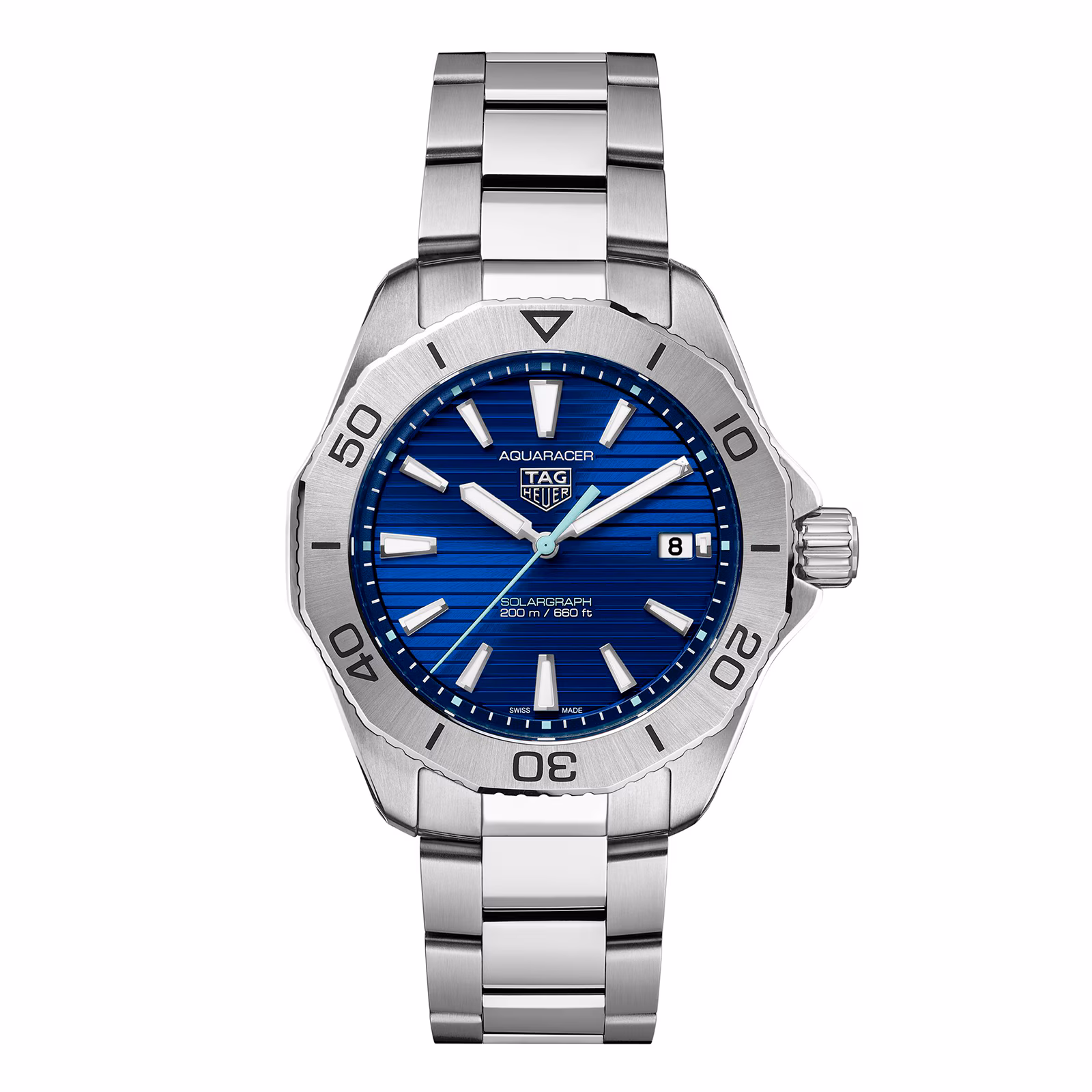 [2026 Mirror Grade]TAG Heuer Aquaracer Professional 200 Solargraph 40mm Mens Watch Blue WBP1113.BA0000