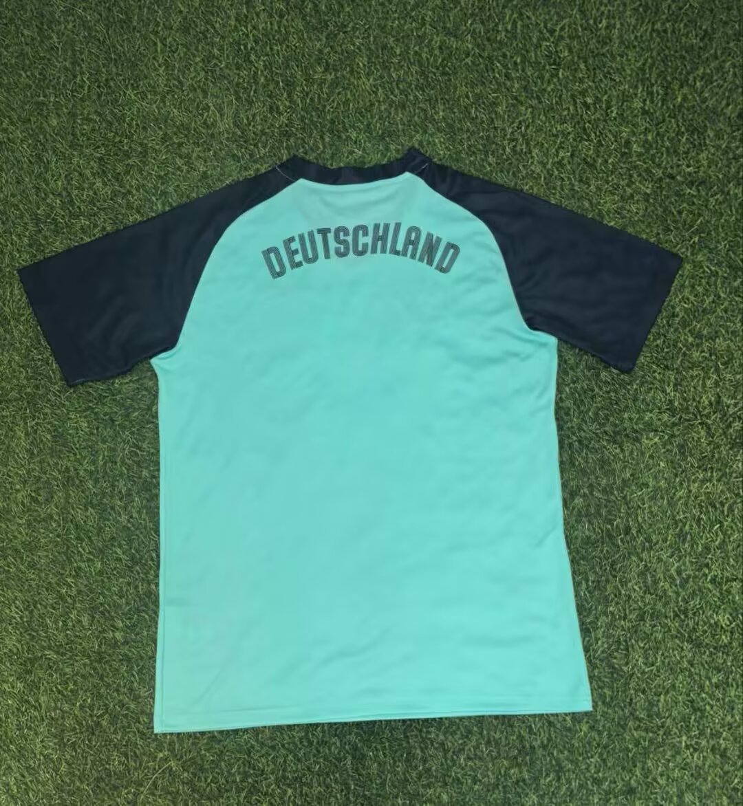 2026 Germany Pre-Match Training Uniform Green Shirt