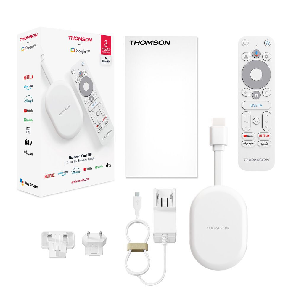 THOMSON Odtwarzacz multimedialny Thomson Google TV Go Cast 150