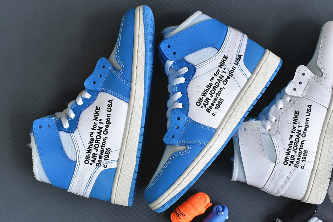 KO OFF-WHITE X AIR JORDAN 1 RETRO HIGH UNC AQ0818-148