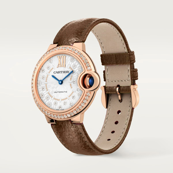 [2026 Mirror Grade]BALLON BLEU Diamond Rose Gold 33mm