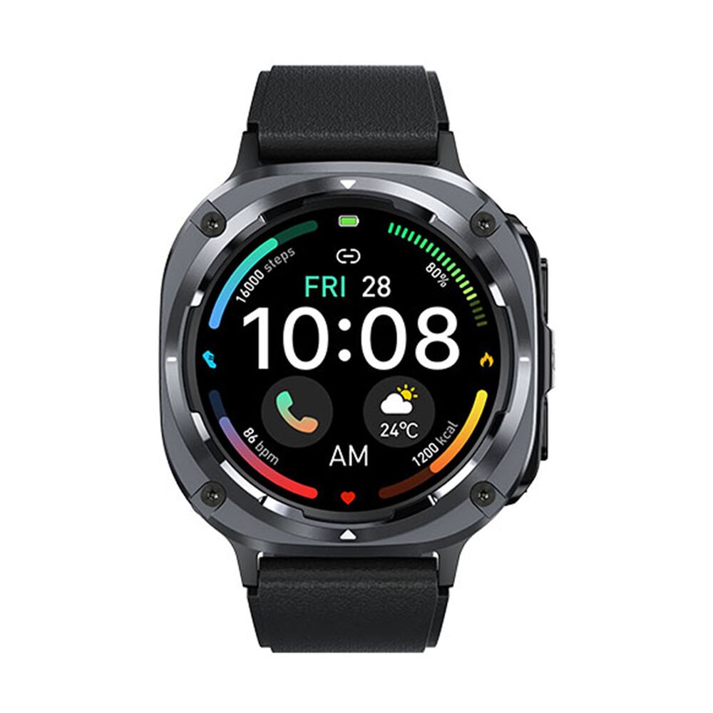IUTECH Smartwatch Iutech S90Z, 1,39", wodoodporny, czarny