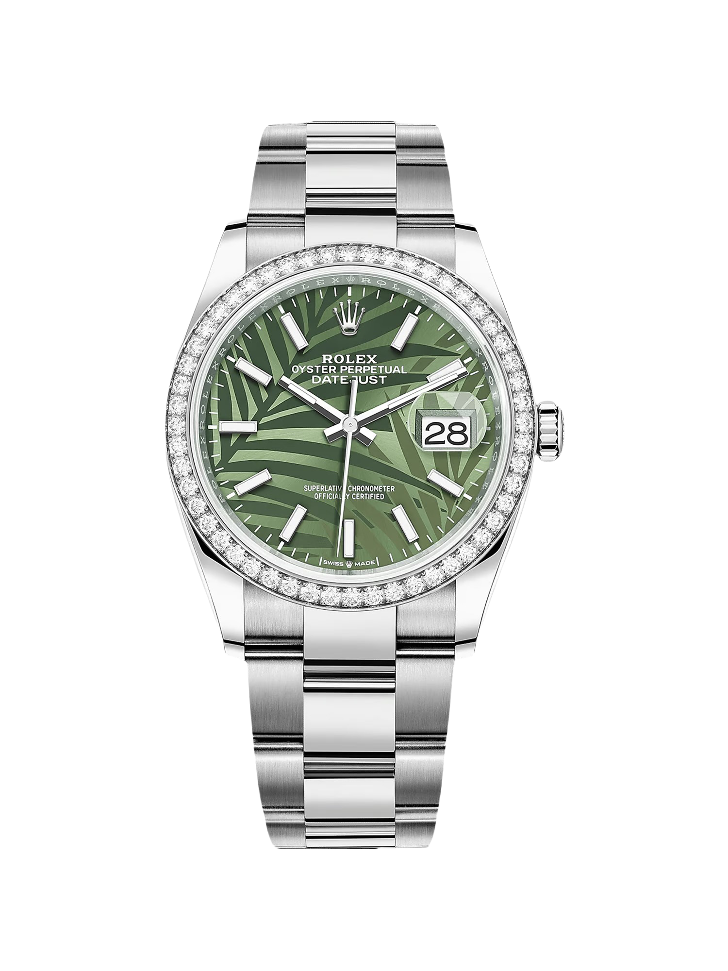 [2026 Mirror Grade]RLX  Datejust 36mm 126284 Olive Green Dial Jubilee Bracelet
