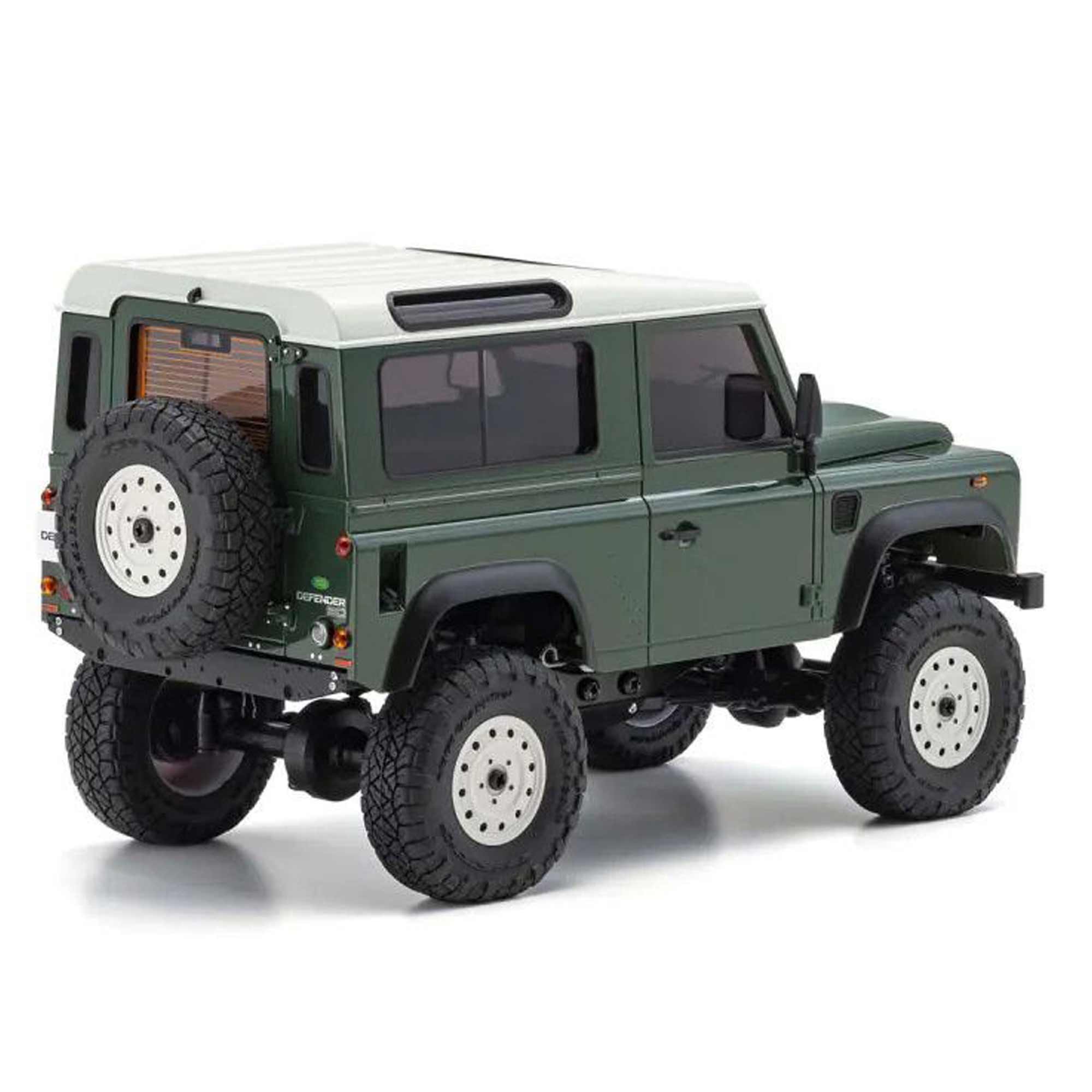 1/28 Land Rover Defender 90 Mini-Z 4x4 Crawler RTR, Coniston Green