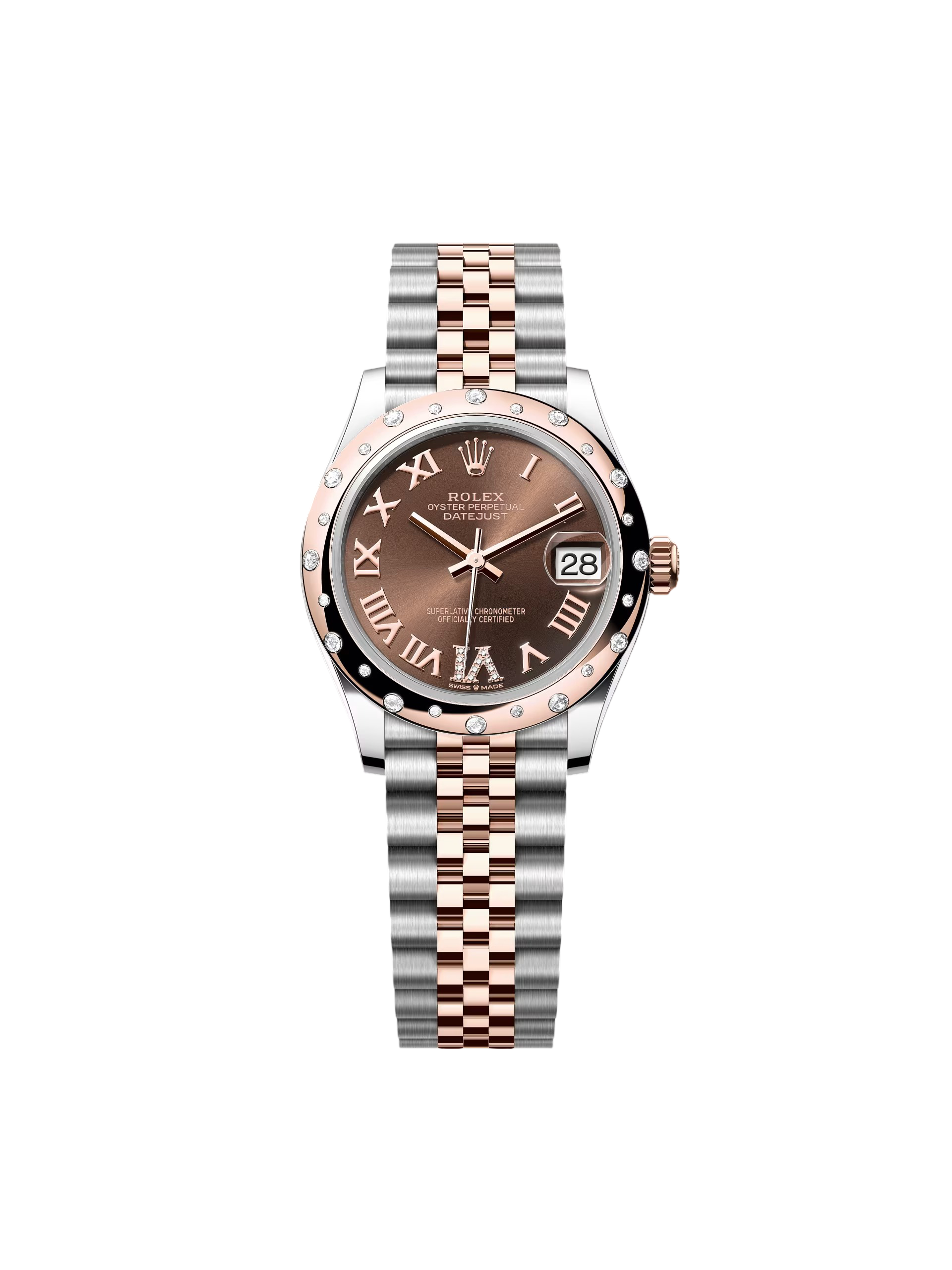 [2026 Mirror Grade]RLX Datejust m278341-0003/0004 Chocolate Dial 31mm Oyster Bracelet