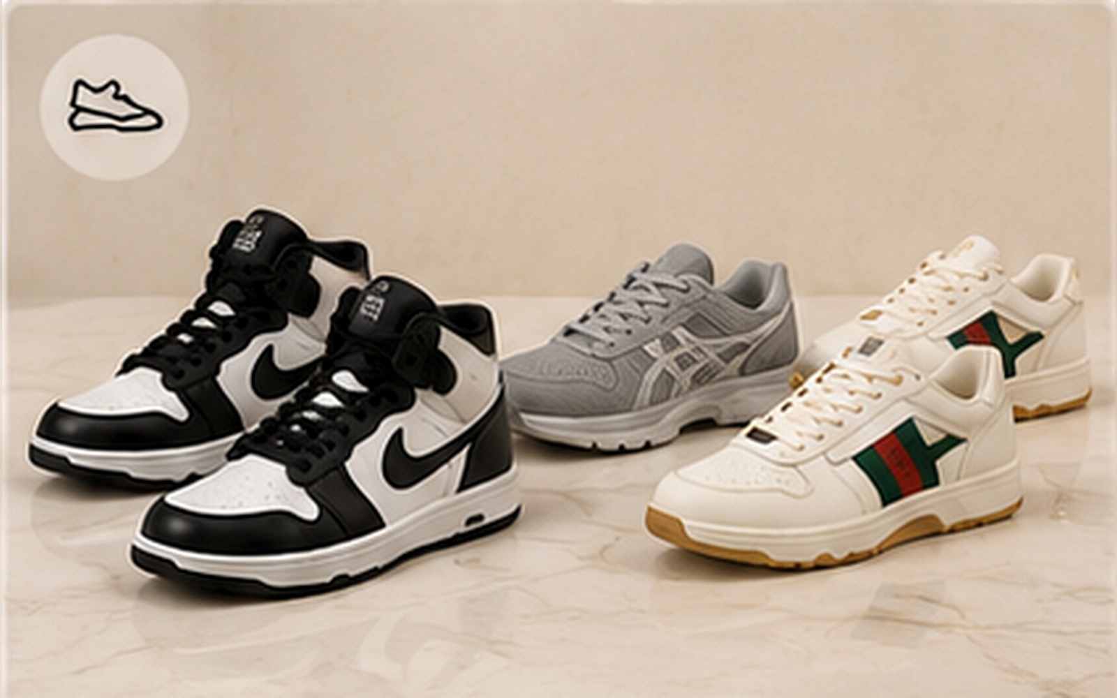 Shoes from leading brands