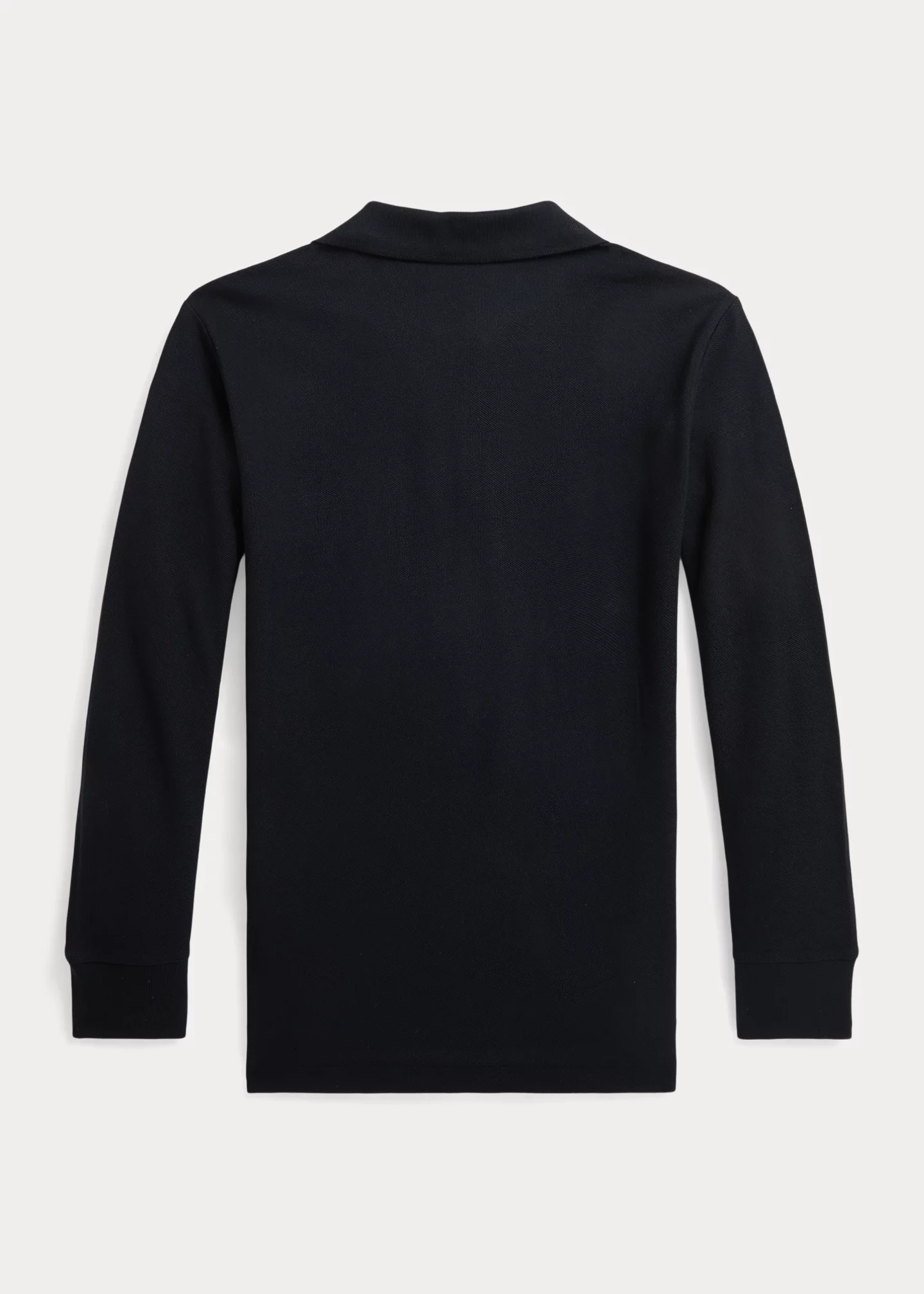Polo Bear Cotton Long-Sleeve Polo Shirt