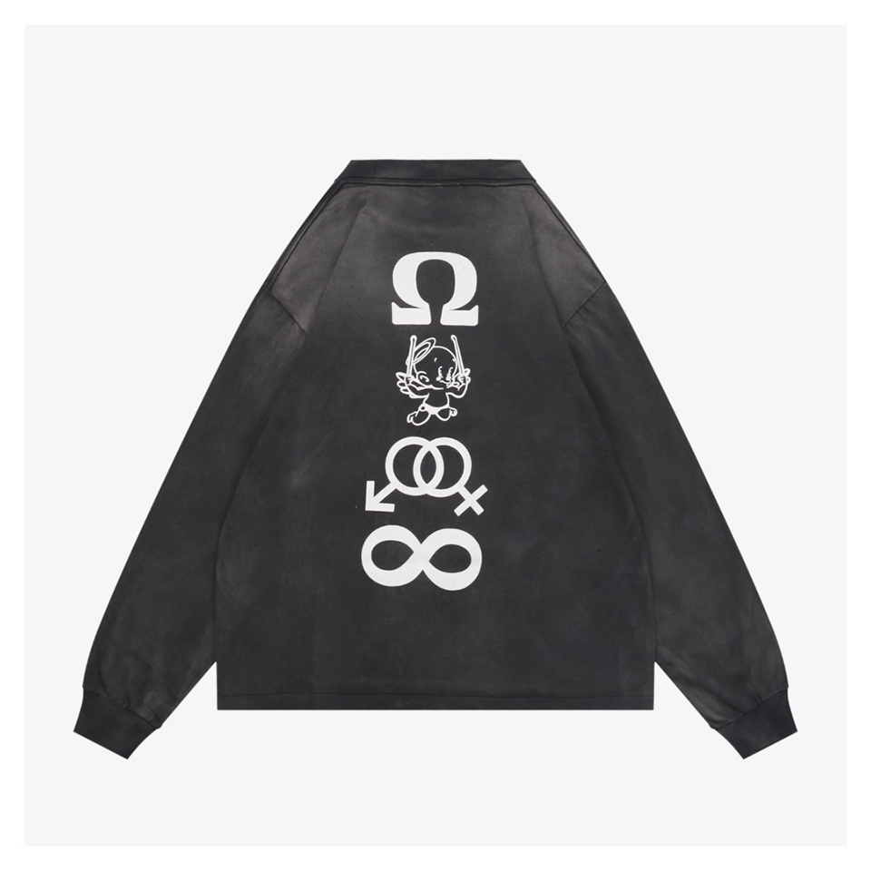 Saint Michael Candle Graphic Vintage Washed Shirt