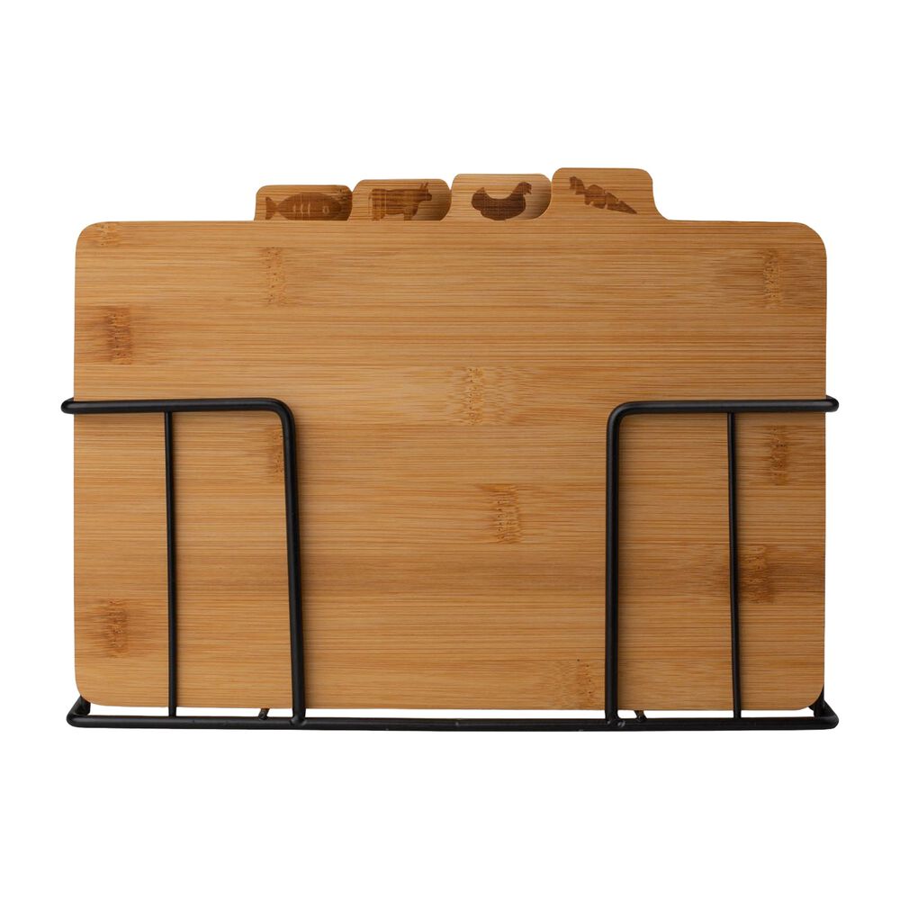 KONIGHOFFER Zestaw 4 desek bambusowych Konighoffer Cedar, ze stojakiem