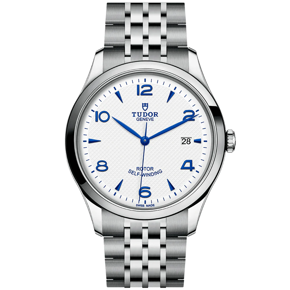 [2026 Mirror Grade]1926 41mm Opaline/Blue Arabic Dial Men's Automatic Bracelet Watch