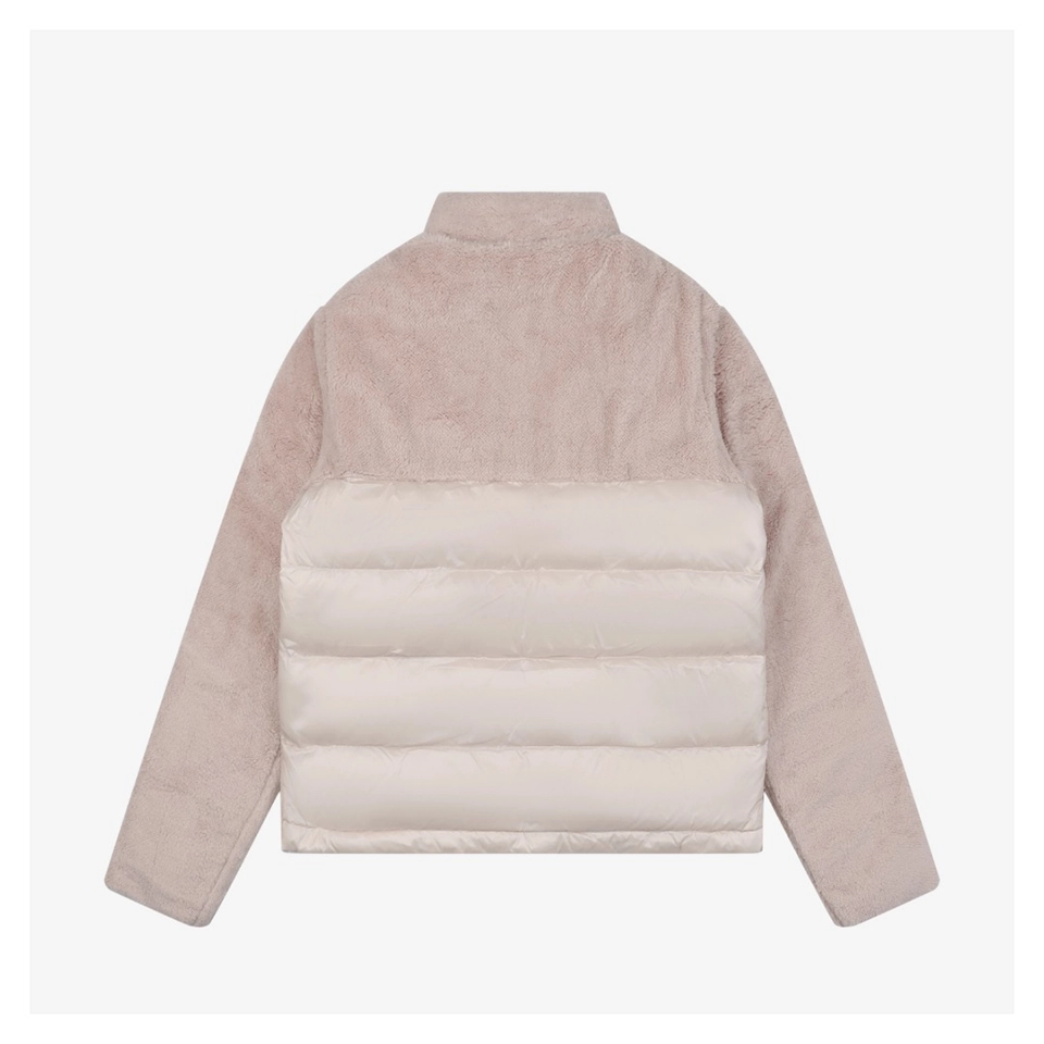 Mxxcler Polignac Teddy Jacket # 505 (Pink/Grey/White)