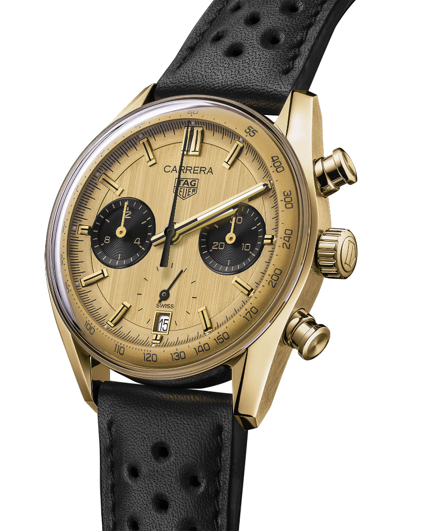[2026 Mirror Grade]TAG Heuer Carrera Chronograph Automatic 39mm Gold 3N CBS2240.FC8319