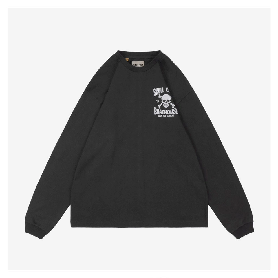 Gallery Dept Skull Surfing Foil Glitter Print Shirt