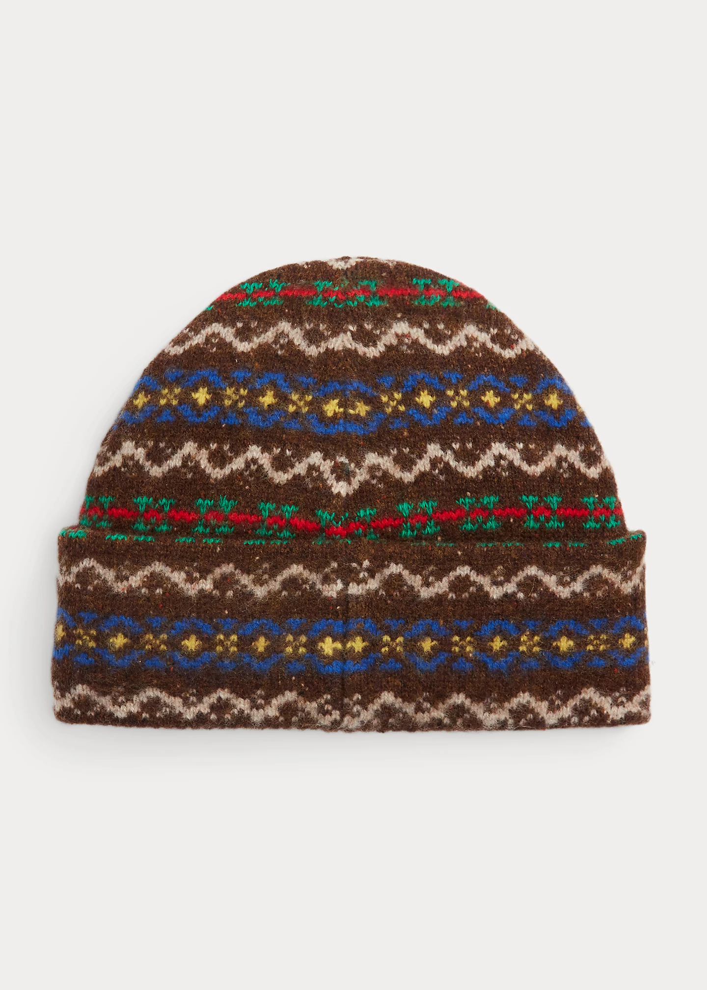 Fair Isle Wool-Blend Beanie