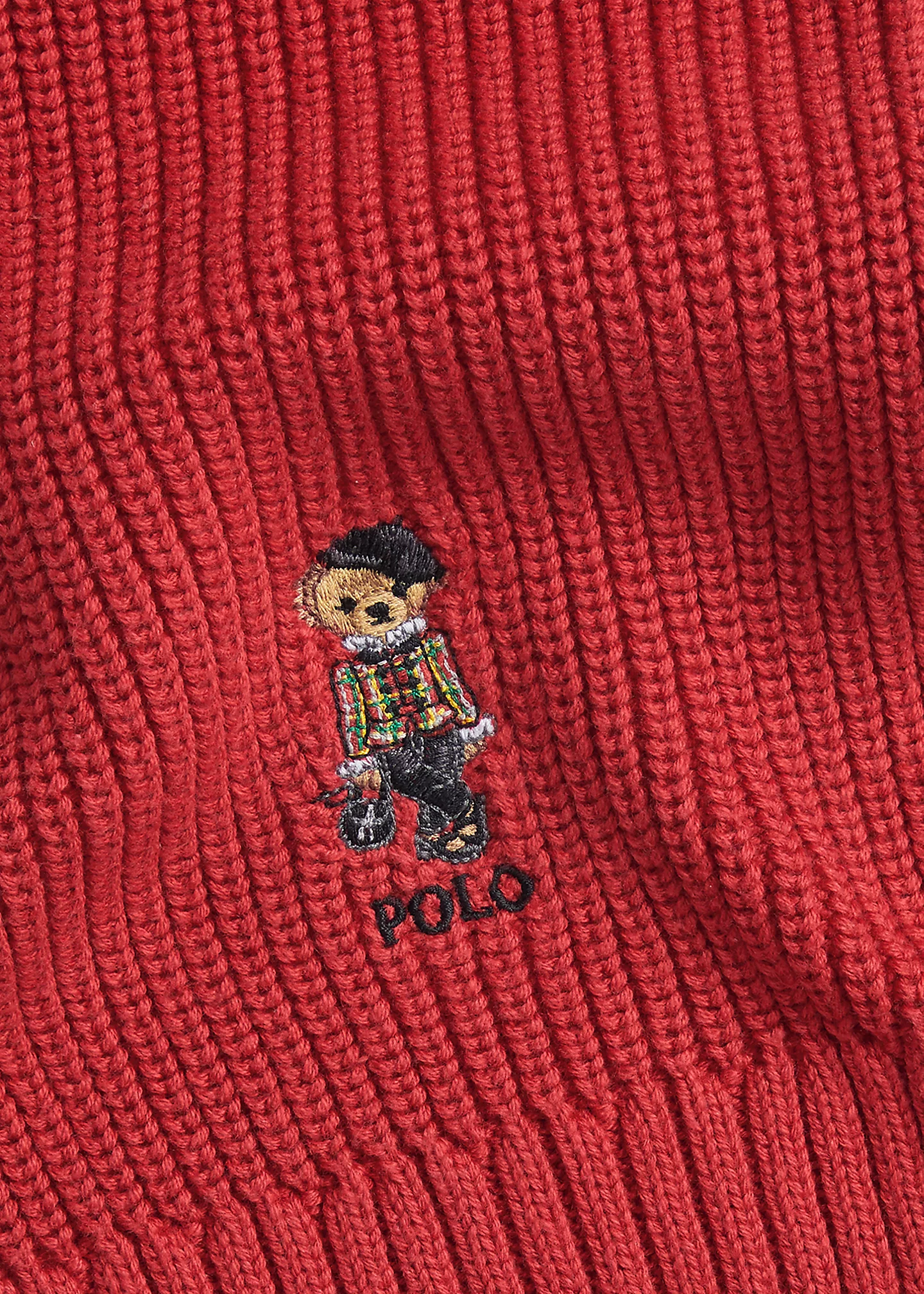 Polo Bear Cotton Scarf