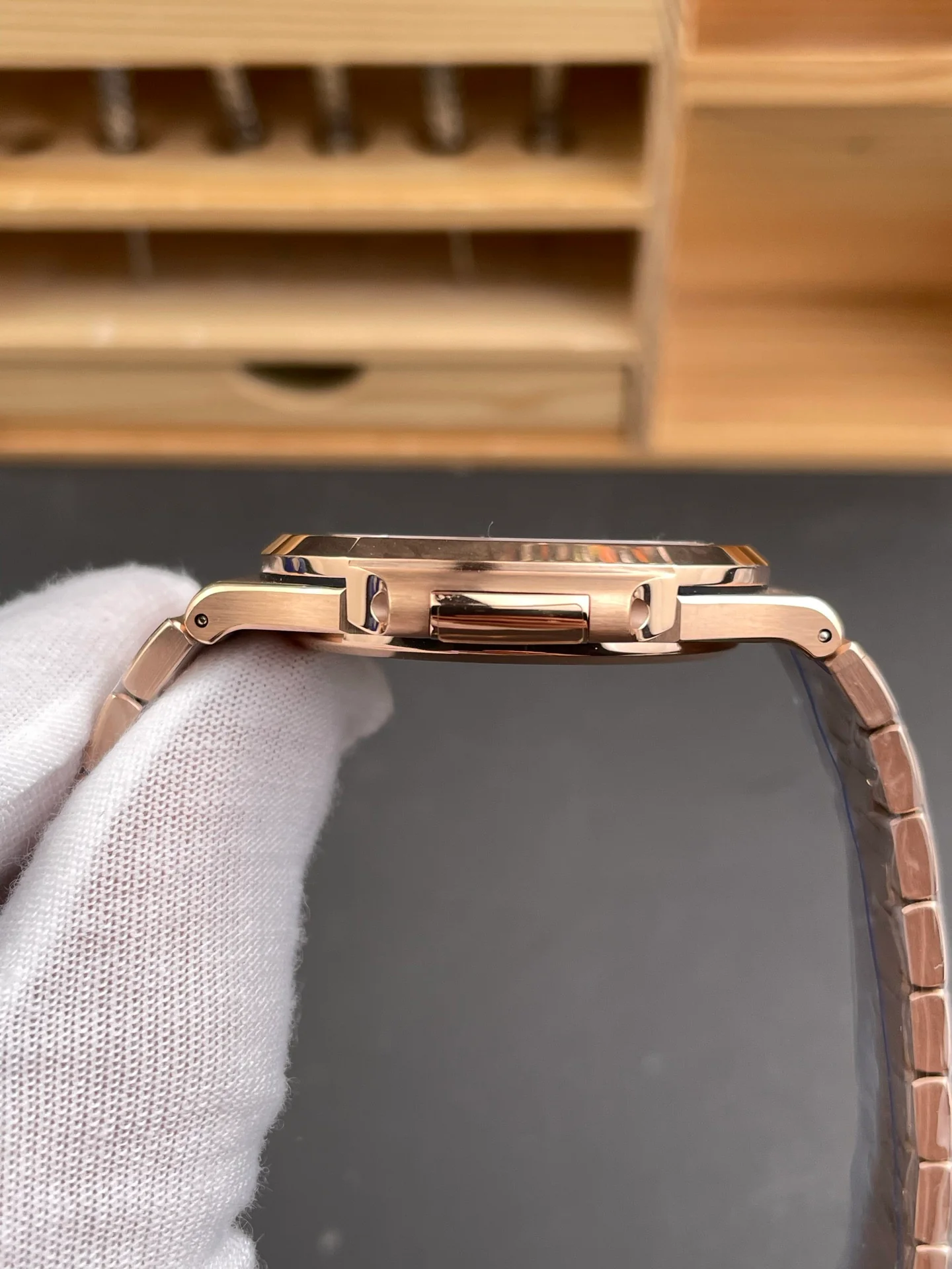 Rose Gold Nautilus 5711 Dark Brown Dial