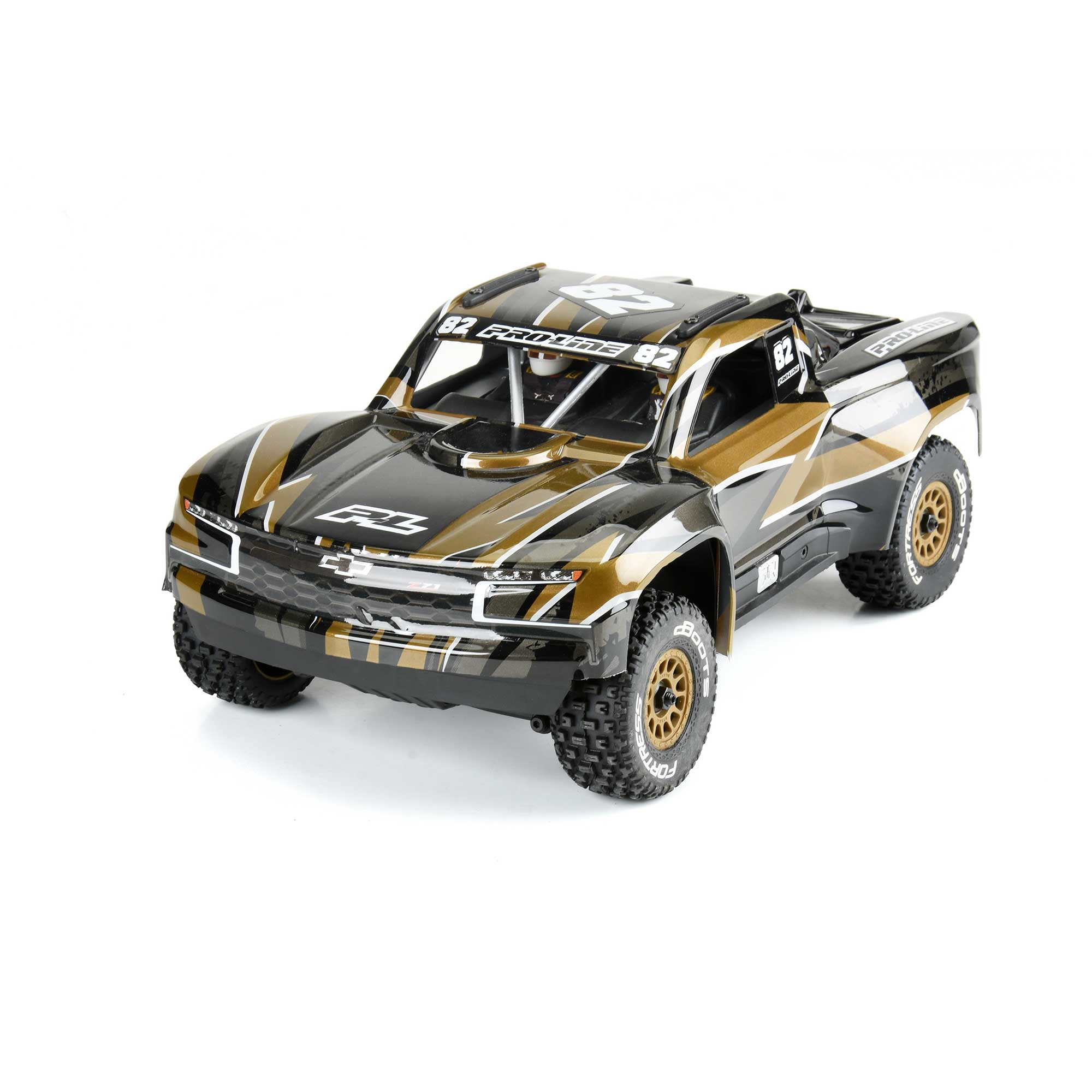1/16 Limited Edition 2019 Chevy Silverado Trophy Truck Body for ARRMA MOJAVE GROM, Tyson (Bronze/Black)