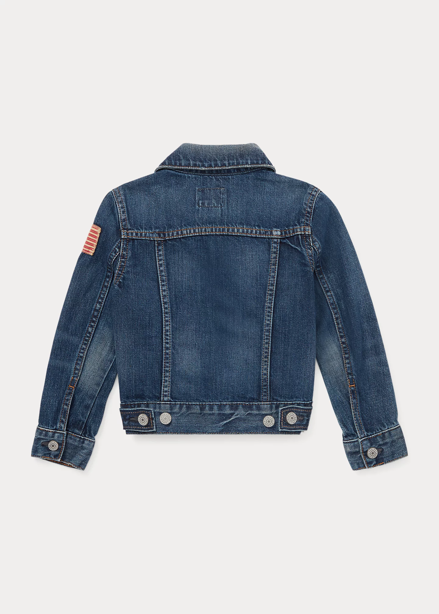 Flag Denim Trucker Jacket