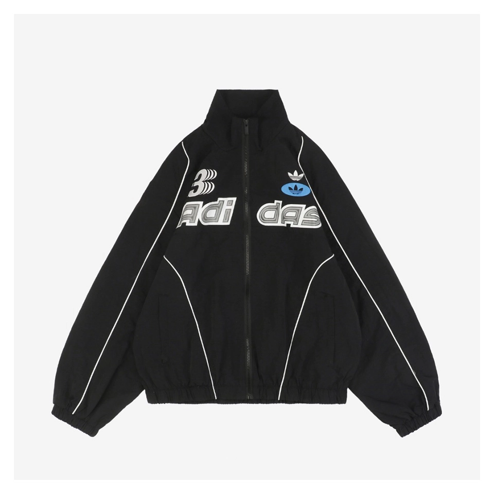 Adidas Valentine's Day Trefoil Jacket (Grey/Black)