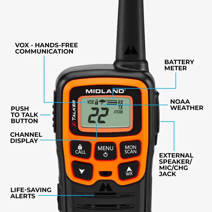T51 X-Talker FRS Walkie Talkie 2-Pack (T51VP3)