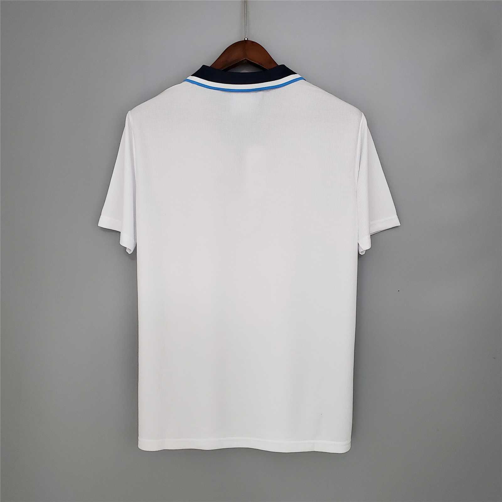 England Retro Soccer Jersey Home Custom Shirt Euro 1996