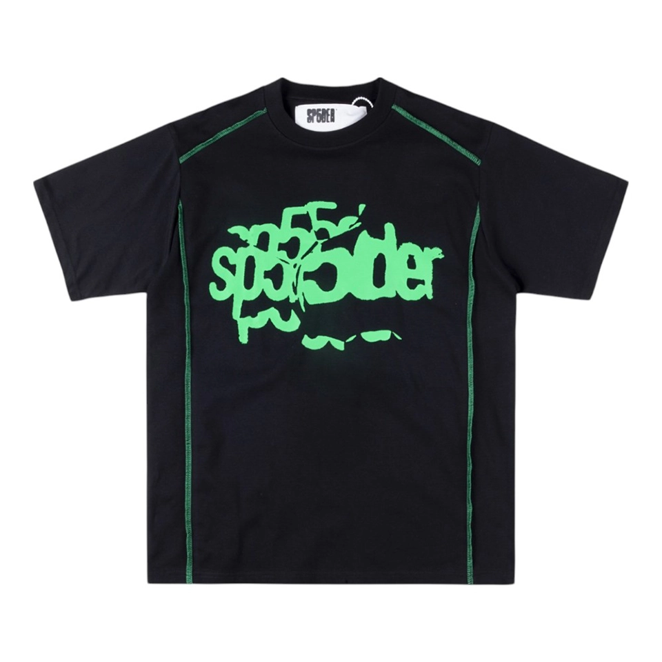 Sp5der Worldwide 555555 Web Graphic T-Shirt (White/Black)