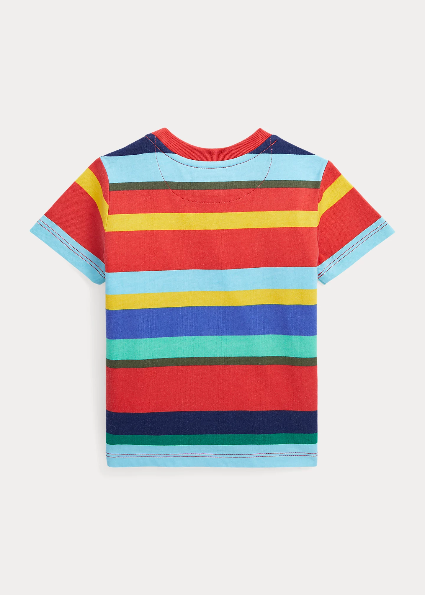 Polo Bear Striped Cotton Jersey Tee