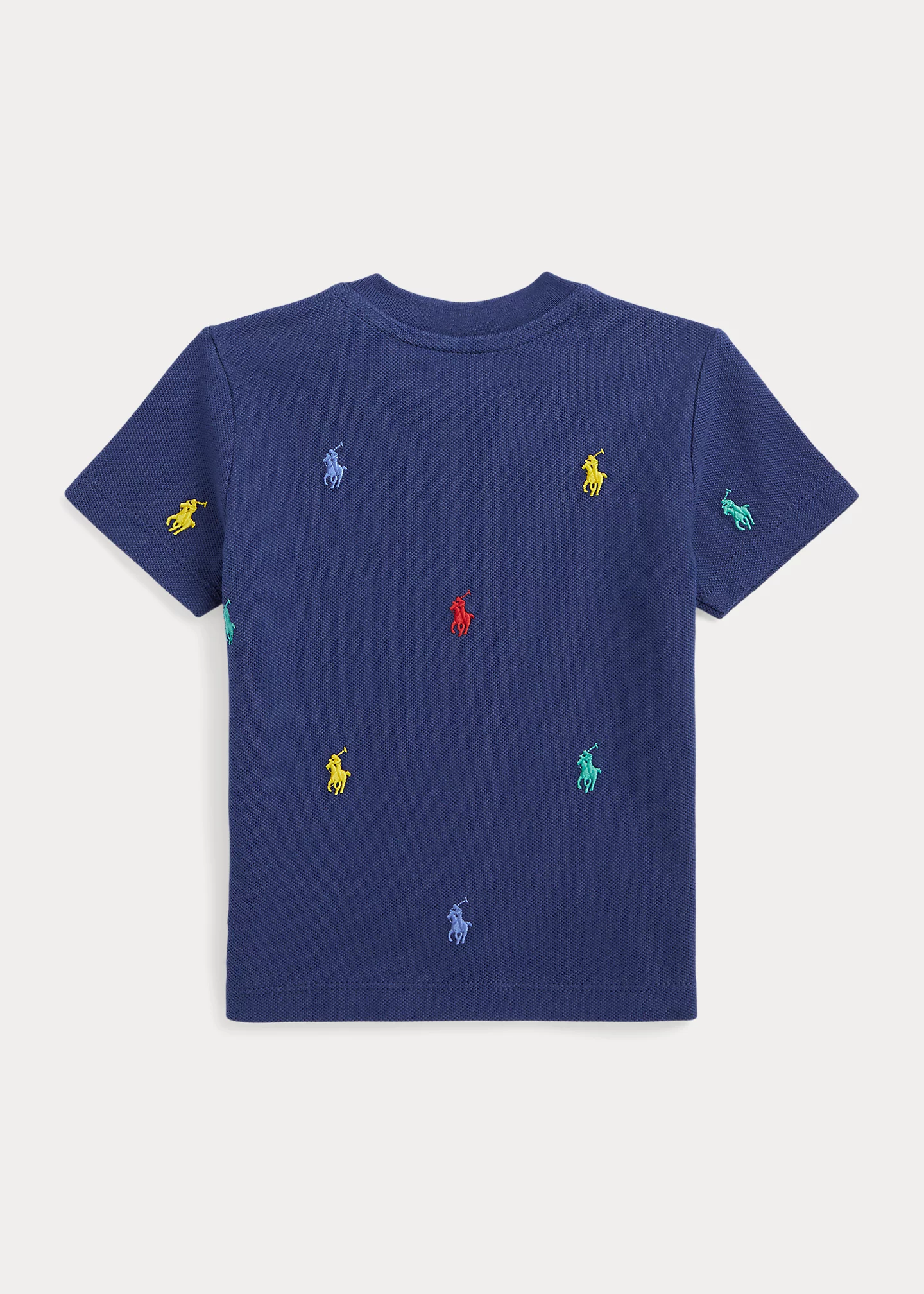 Polo Pony Cotton Mesh Tee