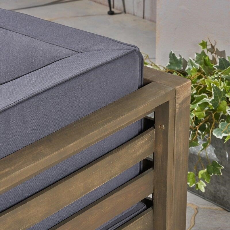 Patson Solid Wood 8 - Person Seating Group with Cushions