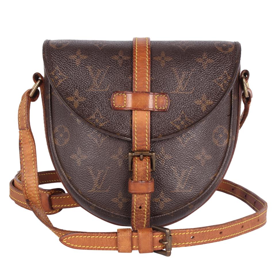 Chantilly Pm Brown Monogram Canvas Leather
