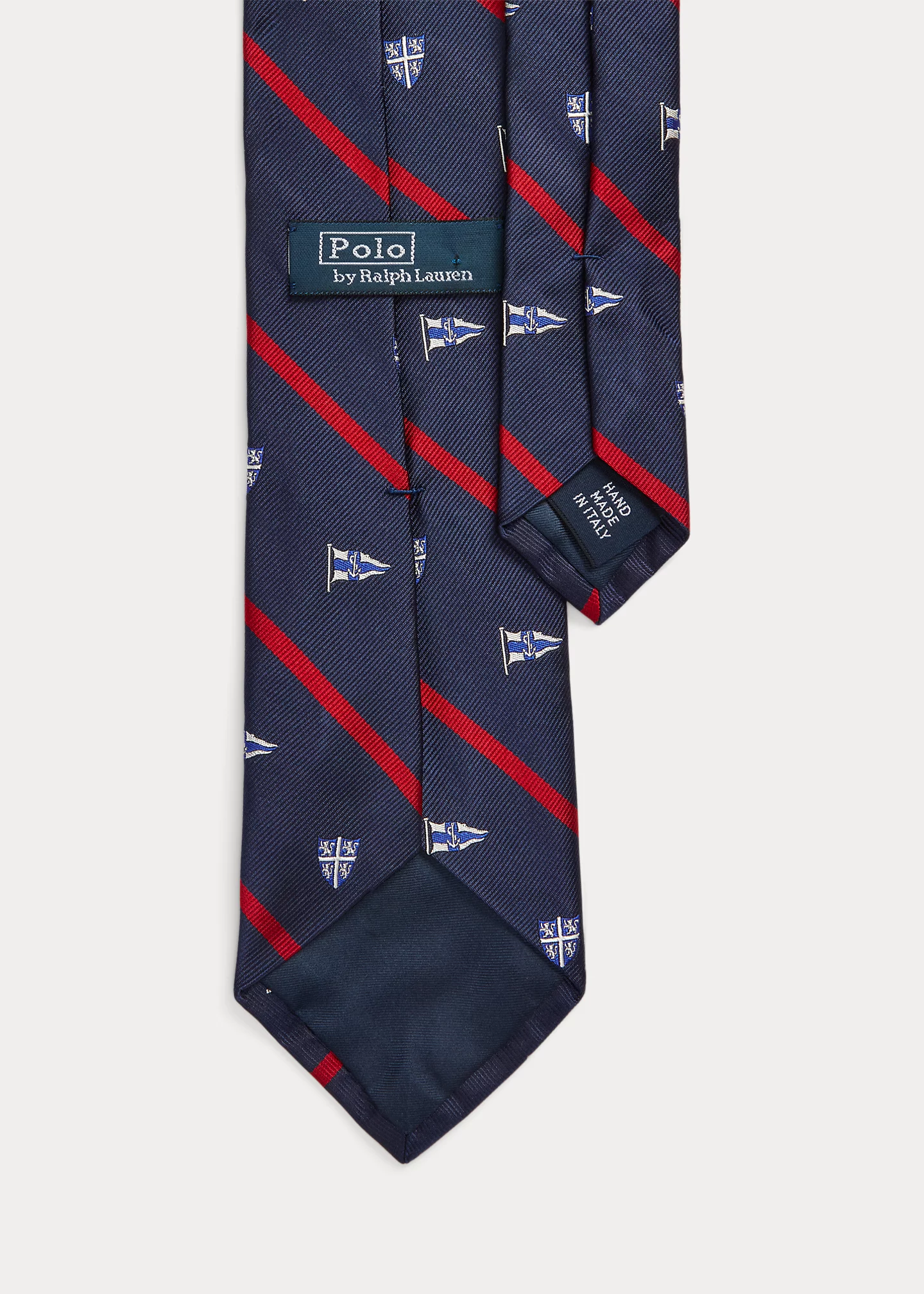 Striped Silk Repp Club Tie