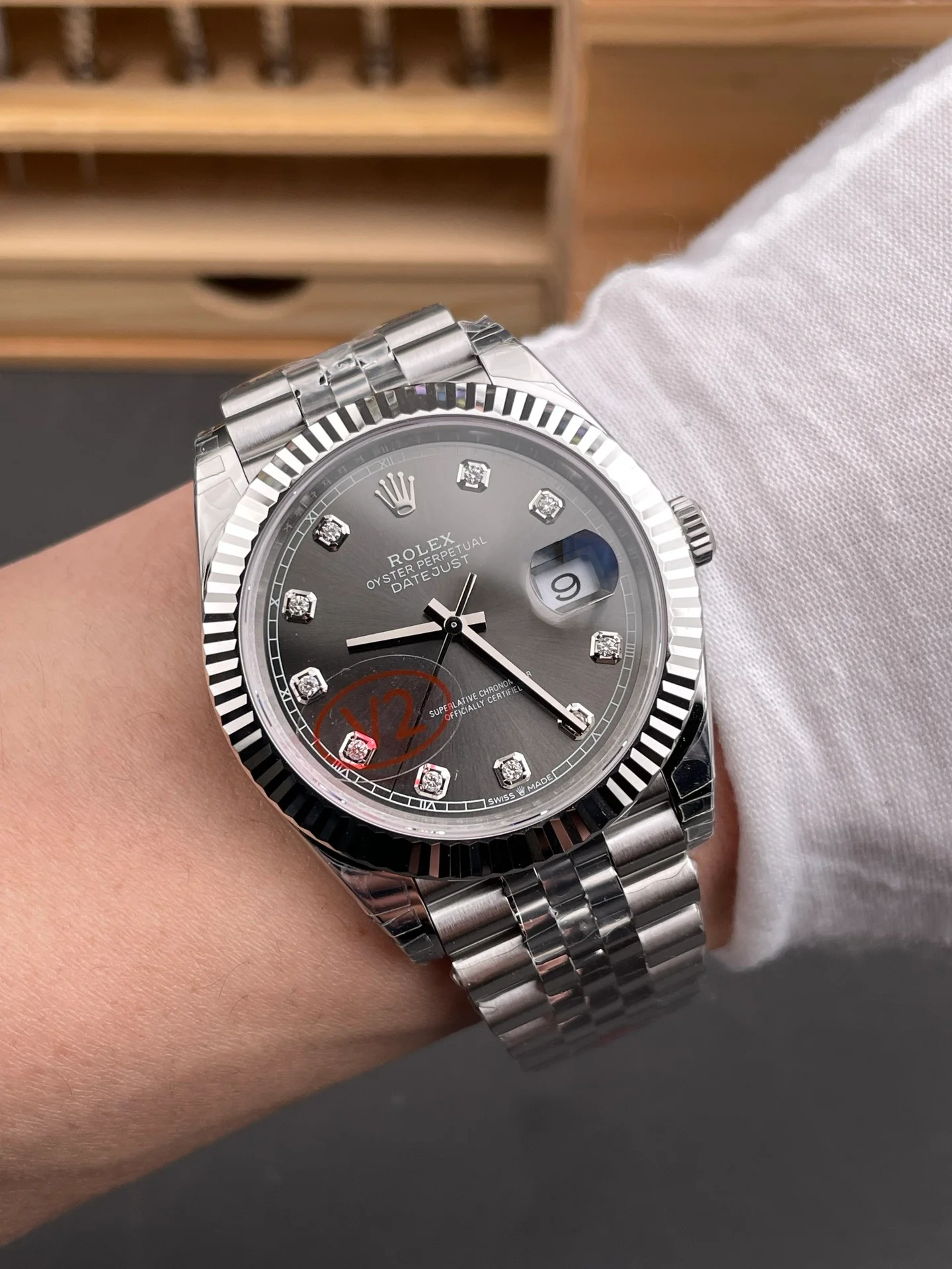 Grey Diamond Datejust
