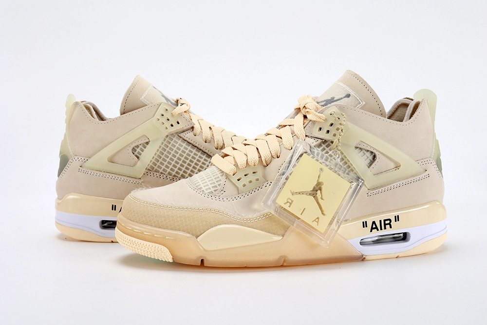 Off-White X Jordan 4 Retro SP 'Sail' 2020
