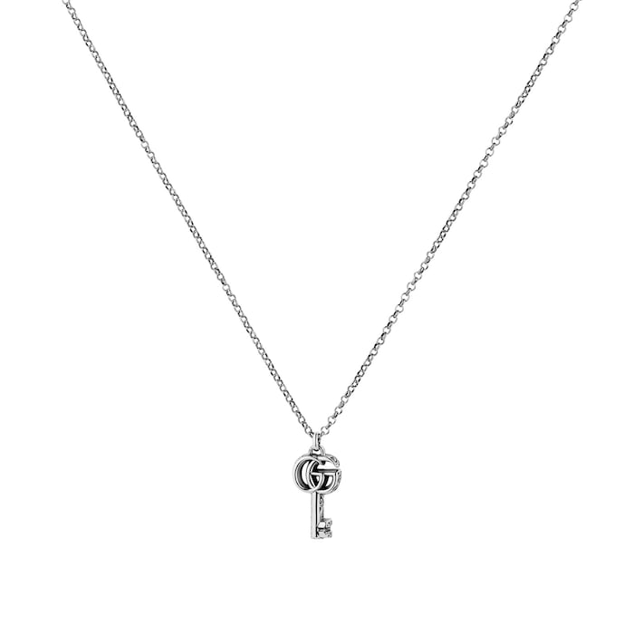 Sterling Silver Marmont Key Necklace 19.5