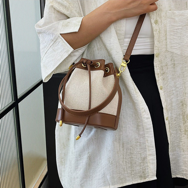 Chloe Canvas Bucket Bag