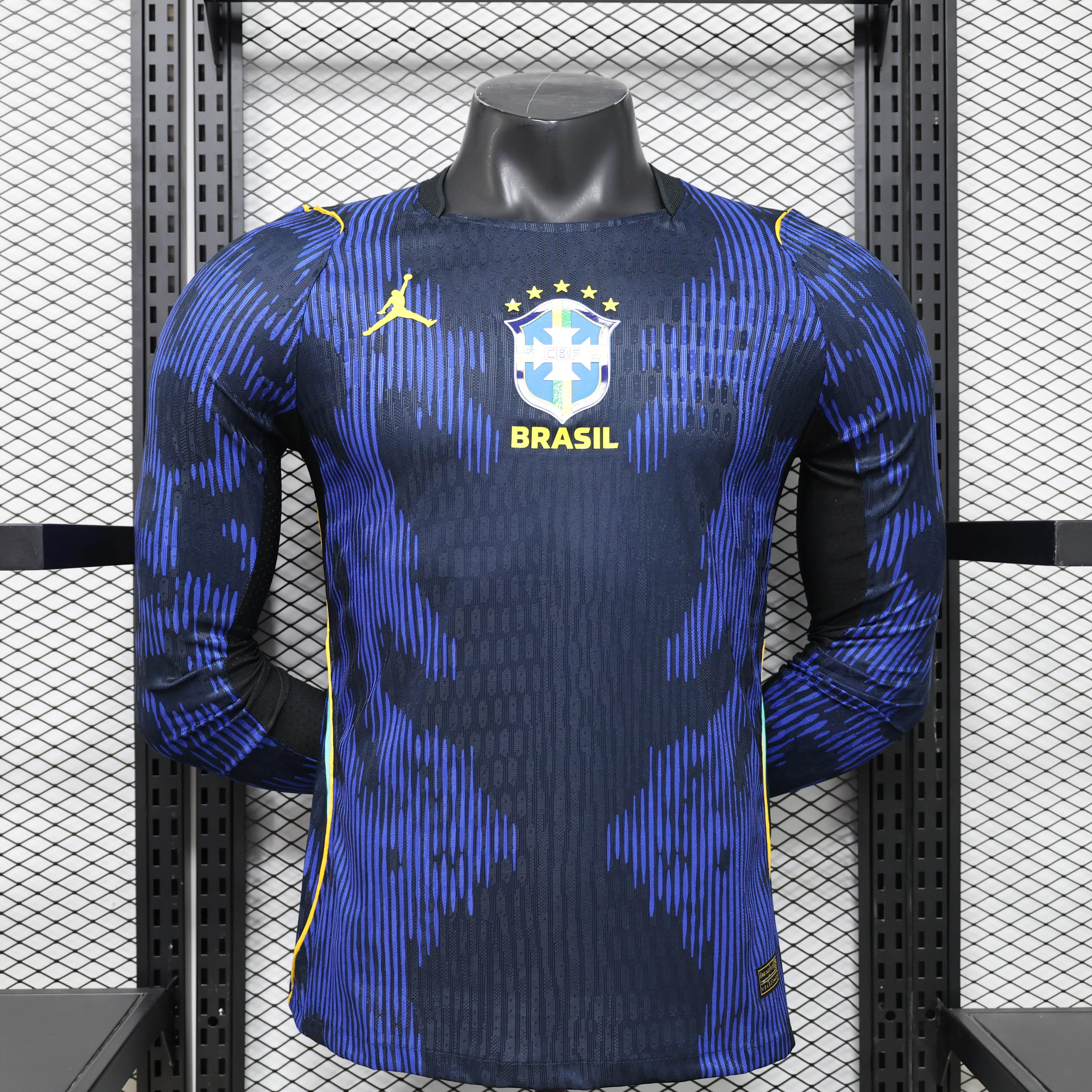2026 Player Version Long Sleeve Brazil Away Shirt