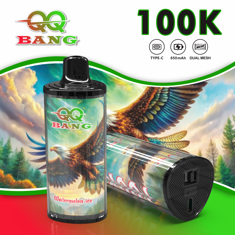 QQ BANG 100K Puffs Prefilled Hookah Vape |  Rechargeable
