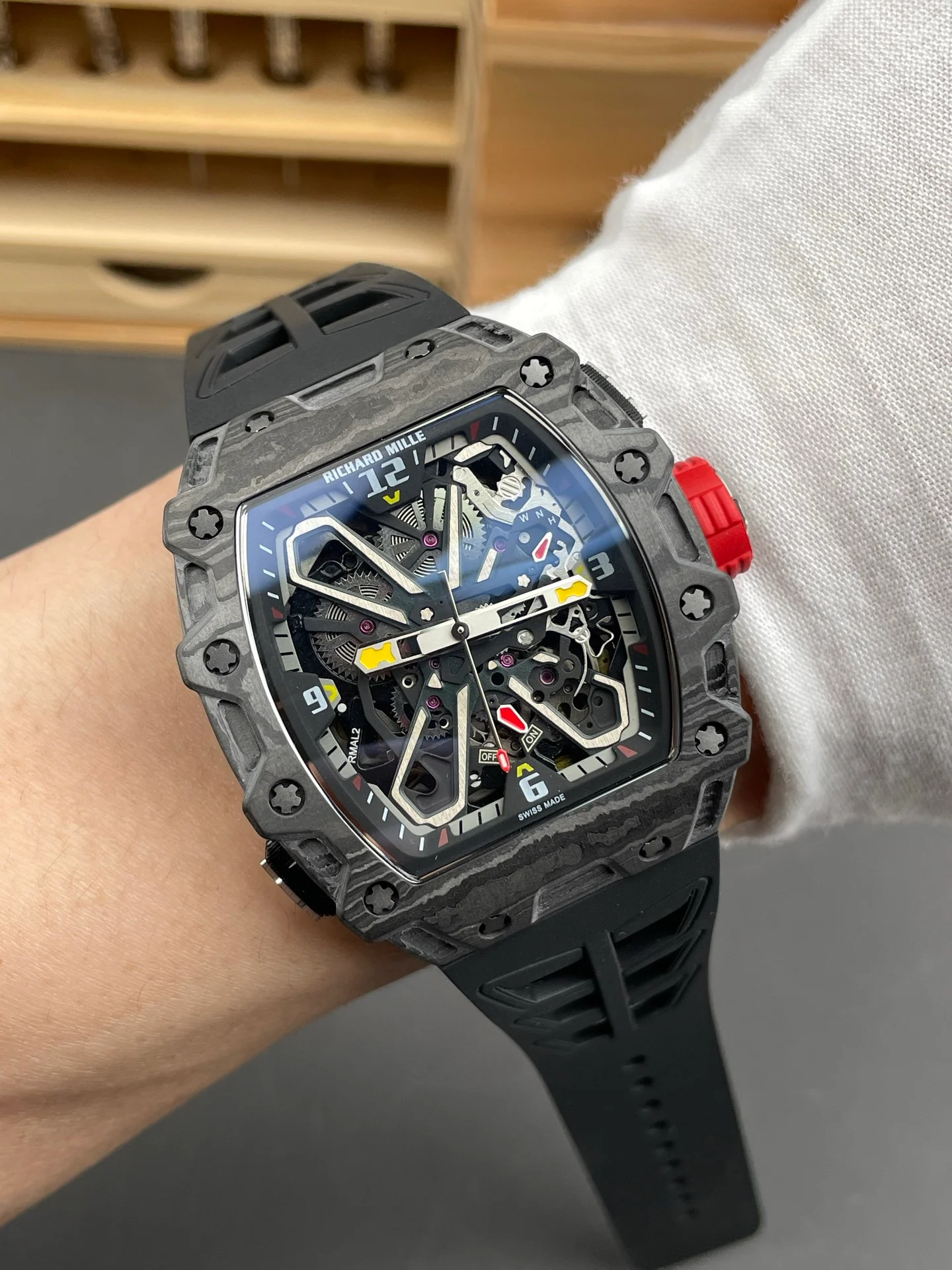 RM35-03 Carbon Fiber Black