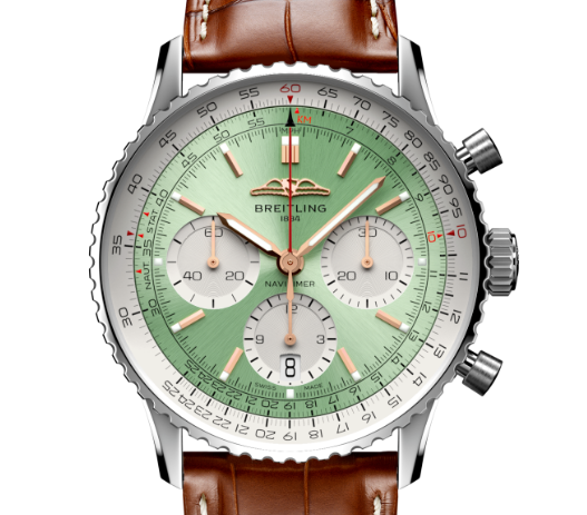 [2026 Mirror Grade]Breitling AB0139211L1P1 Navitimer B01 Green Dial - Νew