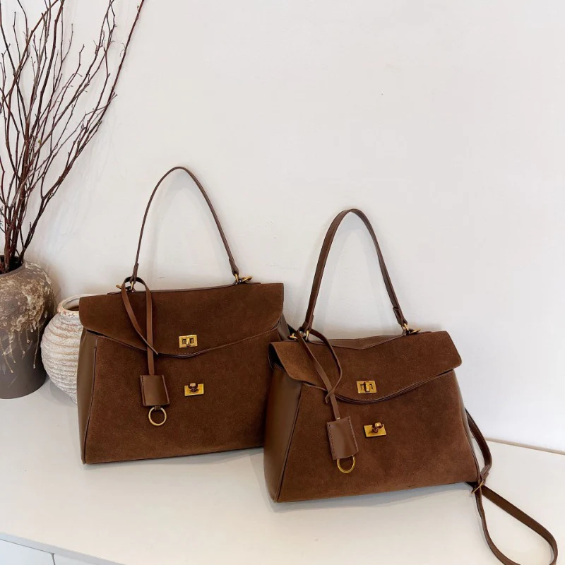 Suede Tote