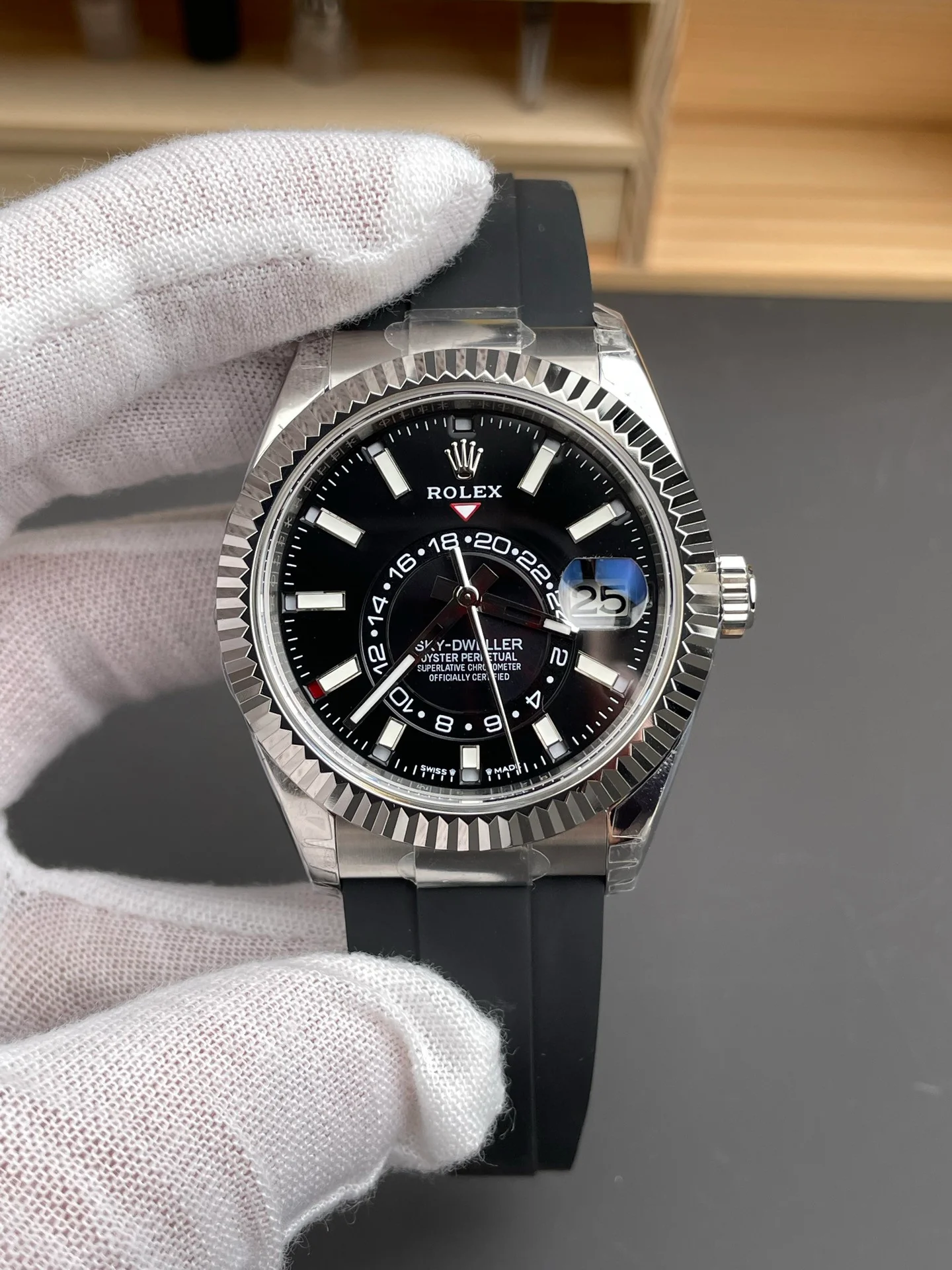 Sky-Dweller Black Dial