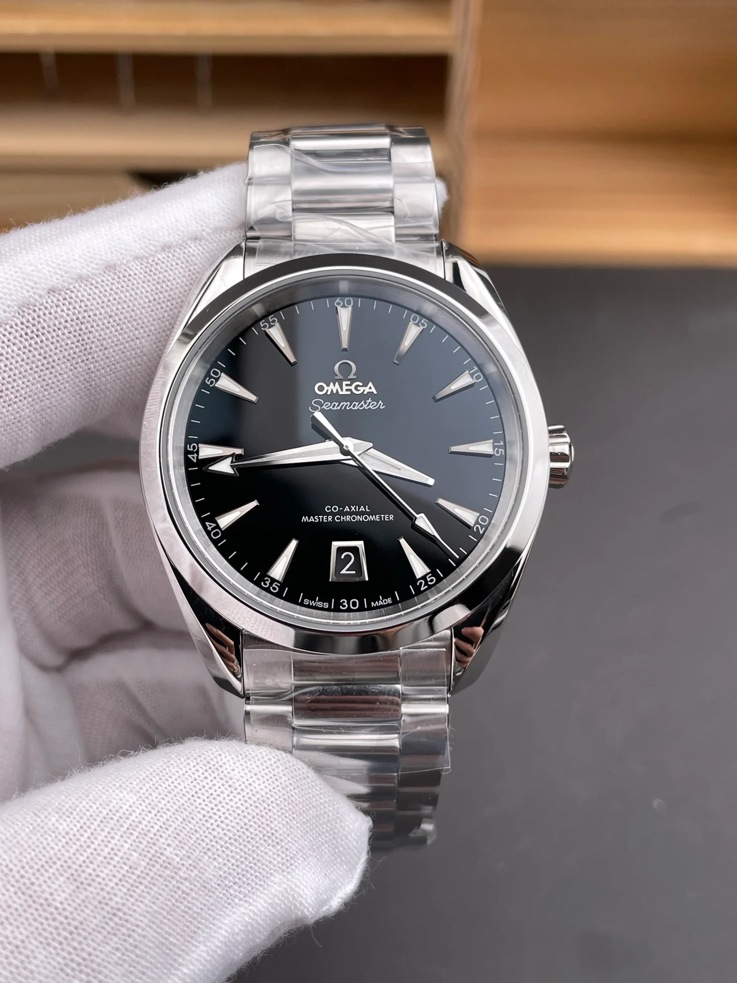 Seamaster 150, Black MOP Dial