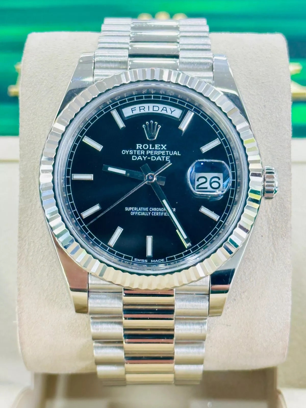 [2026 Mirror Grade]RLX  Day-Date 40mm 228236-0003 Black Dial