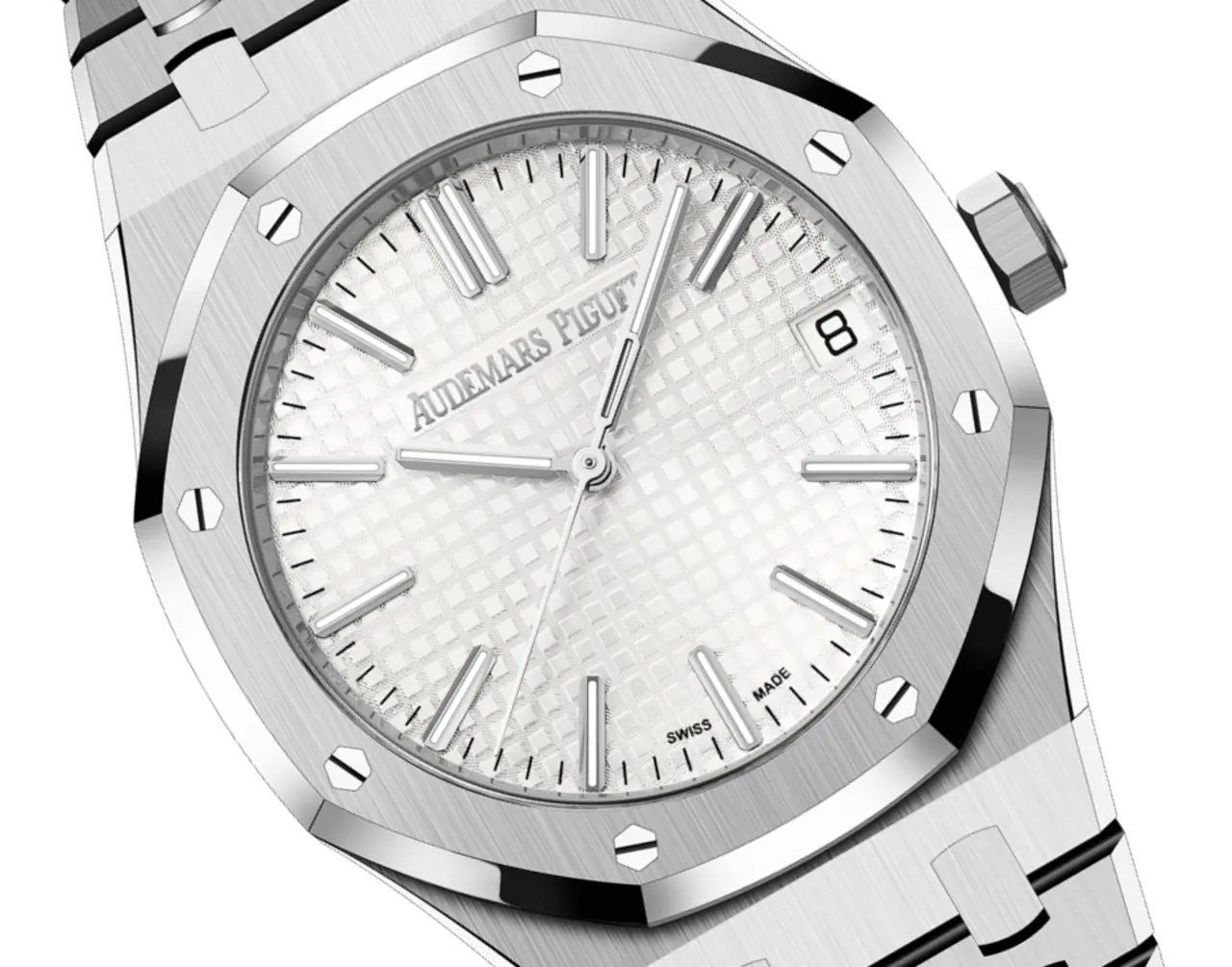 [2026 Mirror Grade]Audemars Piguet ROYAL OAK Silver-Toned Dial 41mm 15510ST.OO.1320ST.03